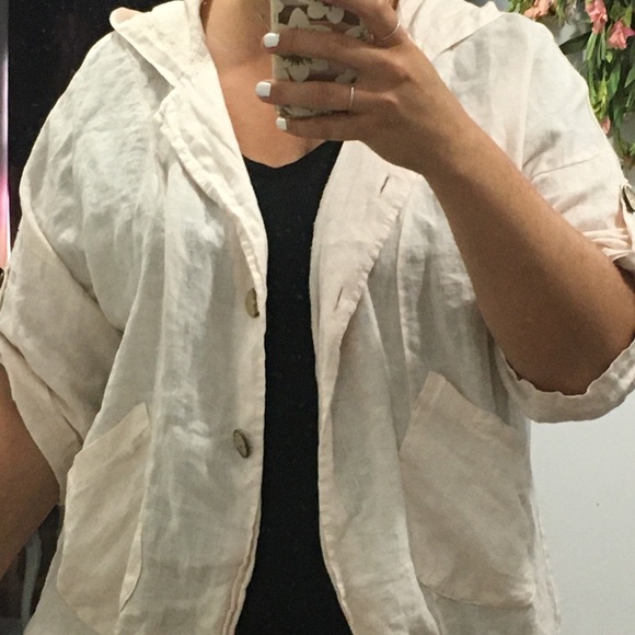 Blush pink cardigan. - Picture 7 of 8